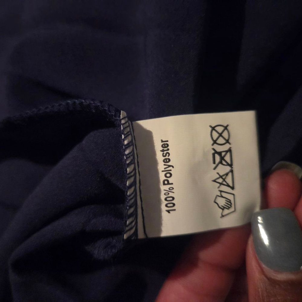 KOJOOIN Navy Long Sleeve Pleated Dress 4X - Picture 6 of 6